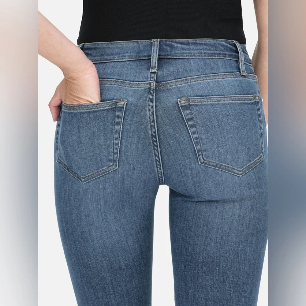 NEW Frame Denim Le Crop Mini Boot High Rise Jeans size 25 - Picture 7 of 13